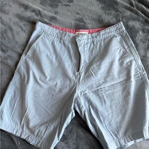 Quiksilver Blue Flat Front Shorts Lightweight Performance
